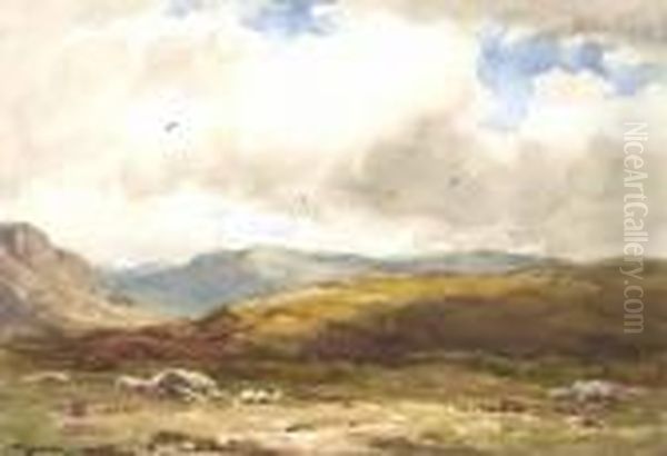 Welsh Moorland Oil Painting by Wycliffe Egginton