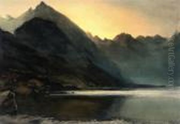 Loch Coruisk, Skye Oil Painting by Wycliffe Egginton