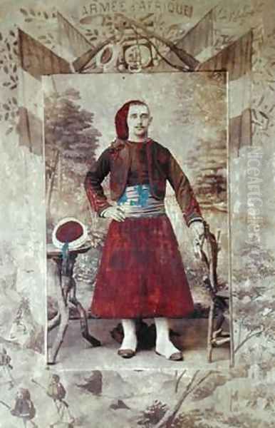 Zouave Oil Painting by Francois-Hippolyte Lalaisse