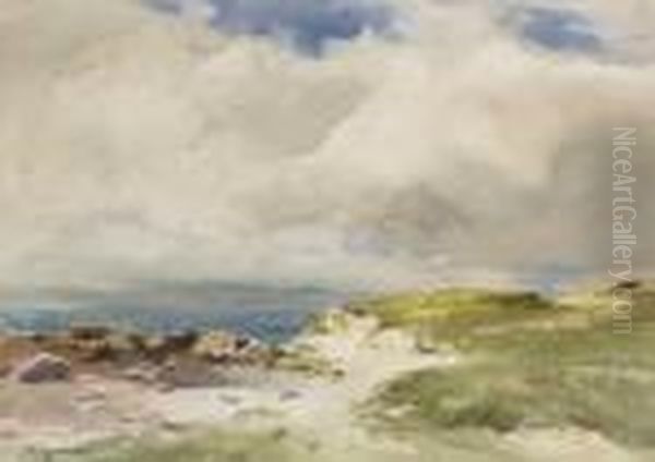 Coastal Landscape Oil Painting by Wycliffe Egginton