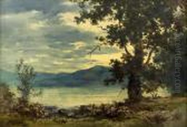 Scottish Loch Oil Painting by Wycliffe Egginton