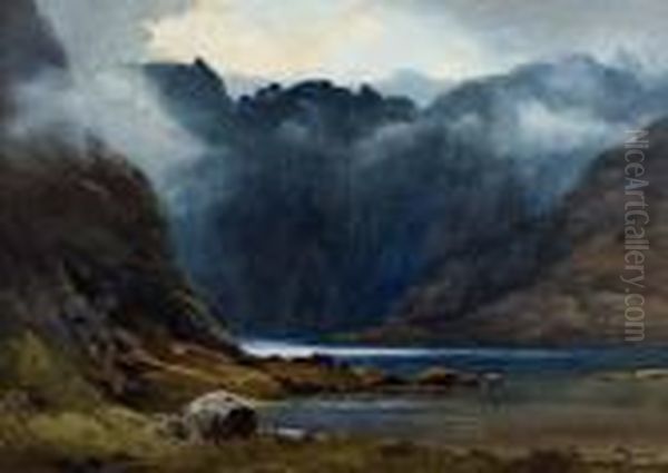 Loch Coruisk Oil Painting by Wycliffe Egginton