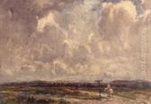 Stormy Weather Oil Painting by Wycliffe Egginton