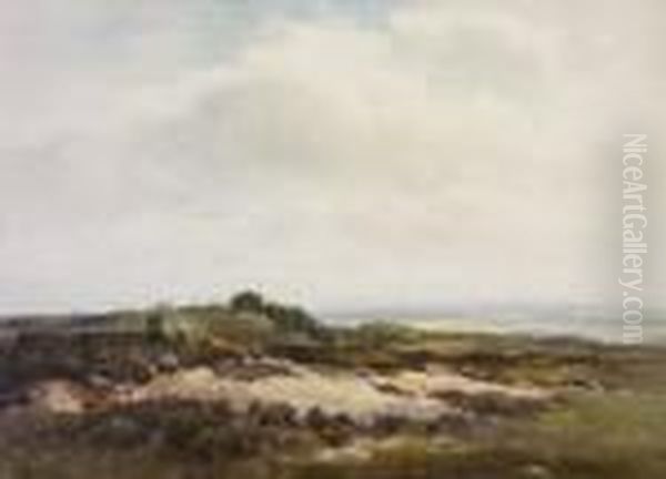 Landscape With View Of An Estuary Oil Painting by Wycliffe Egginton