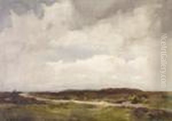 Moorland Scene Oil Painting by Wycliffe Egginton