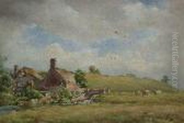 Farm By A Stream by Wycliffe Egginton