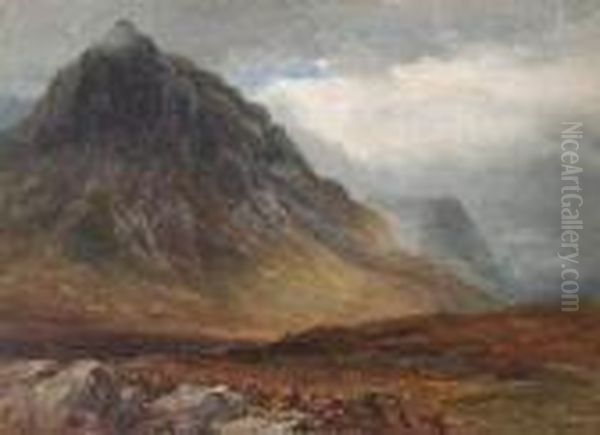 The Watcher Of The Glen Oil Painting by Wycliffe Egginton