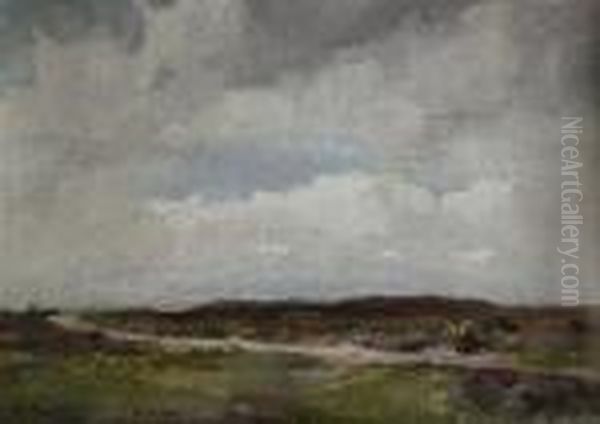 Moorland Oil Painting by Wycliffe Egginton