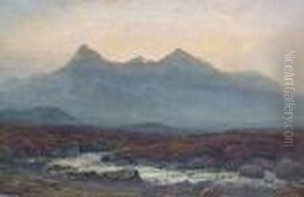 Sligachan, Skye Oil Painting by Wycliffe Egginton