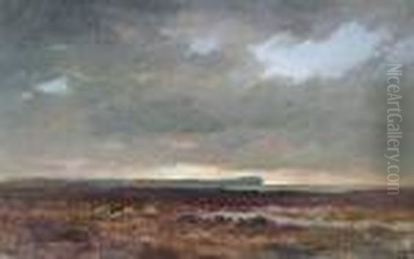 Dunnet Head Oil Painting by Wycliffe Egginton