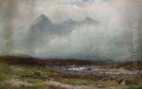 Sligachan , Skye Oil Painting by Wycliffe Egginton