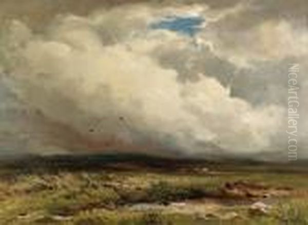 The Cloud-swept Moor Oil Painting by Wycliffe Egginton