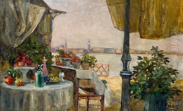 Blick Auf Venedig Oil Painting by Marie Egner