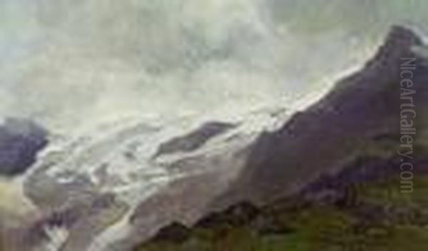 Grosglockner Oil Painting by Marie Egner