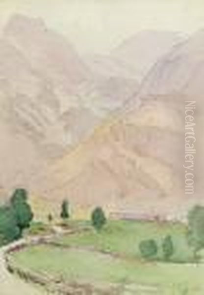 Bei Gastein Oil Painting by Marie Egner