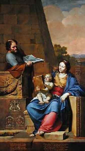 Rest on the Flight into Egypt Oil Painting by Pierre Letellier