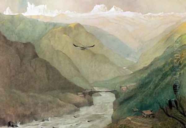 Kashmir Oil Painting by George Landseer