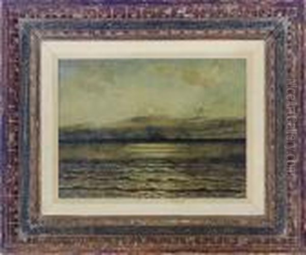 Moonlit Ocean Oil Painting by Louis Michel Eilshemius