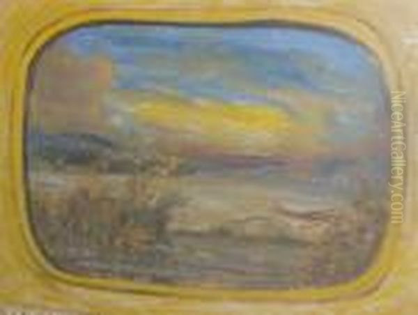 Landscape At Sunset Oil Painting by Louis Michel Eilshemius