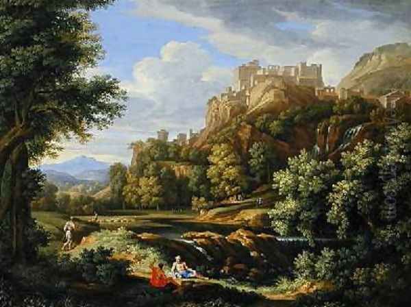 Classical Landscape Oil Painting by Bernard III Lens