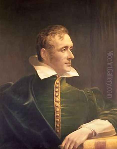 Sir Thomas Stamford Raffles 1781-1826 Oil Painting by James Lonsdale