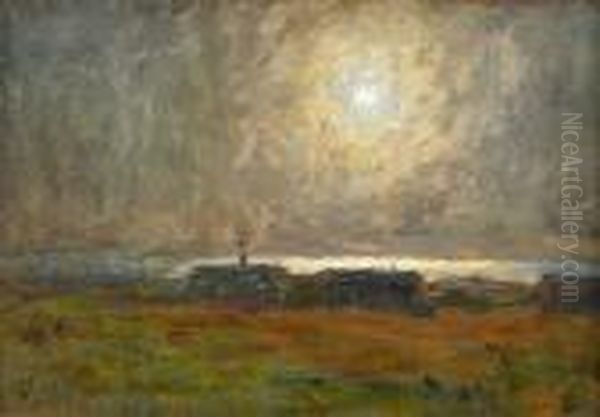 Landskap Fran Segerstad Oil Painting by Per Ekstrom