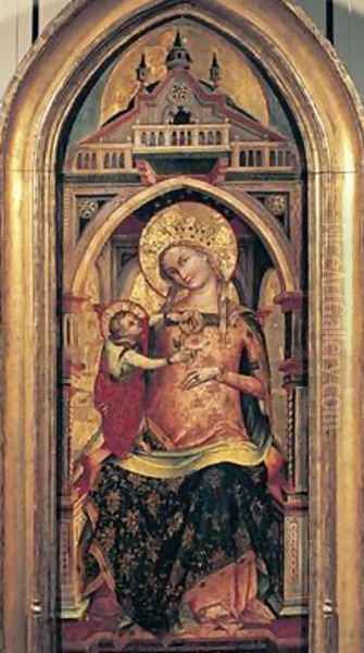 The Virgin and Child 1372 Oil Painting by Veneziano Lorenzo