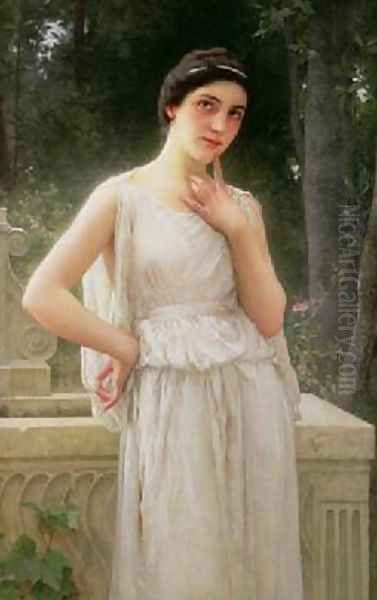 Contemplation Oil Painting by Charles Amable Lenoir