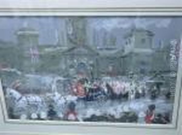 St James's Palace Oil Painting by John Emms