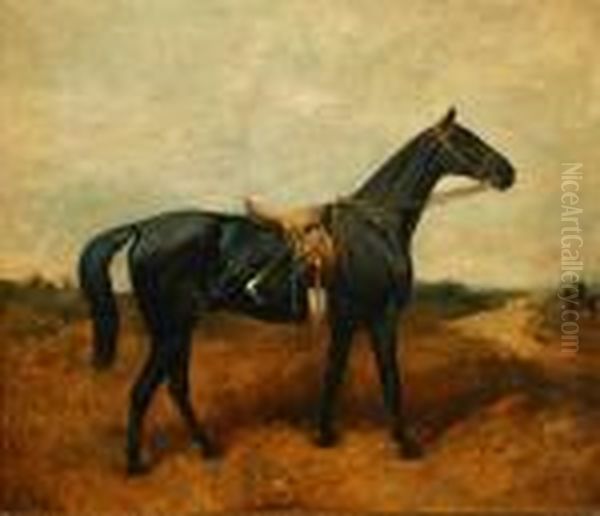 Lady Compton's Second Horse 'polish' Oil Painting by John Emms