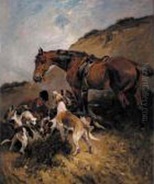 Gone To Ground Oil Painting by John Emms