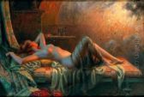 Reverie Oil Painting by Delphin Enjolras