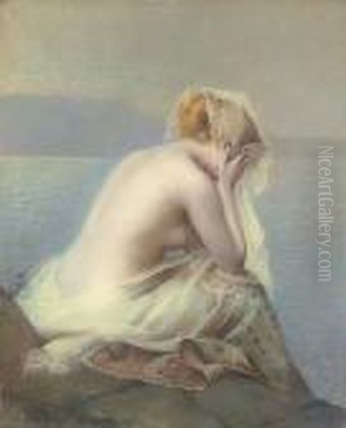 La Tristesse Oil Painting by Delphin Enjolras