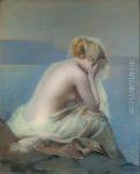 La Tristesse Oil Painting by Delphin Enjolras