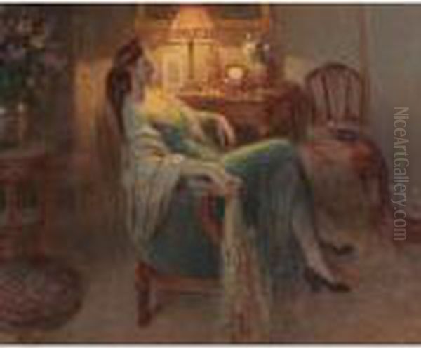 Reverie Oil Painting by Delphin Enjolras