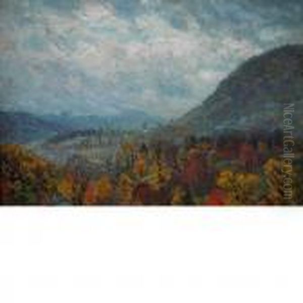 Valley In The Fall Oil Painting by John Joseph Enneking