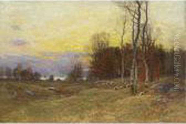 Evening Glow Oil Painting by John Joseph Enneking