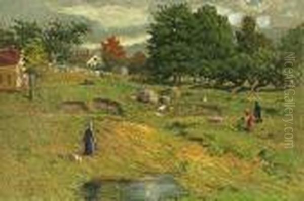 After The Storm Oil Painting by John Joseph Enneking