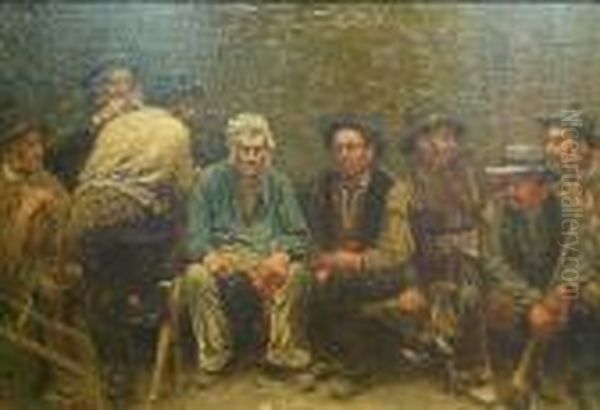 The Work Gang Oil Painting by John Joseph Enneking