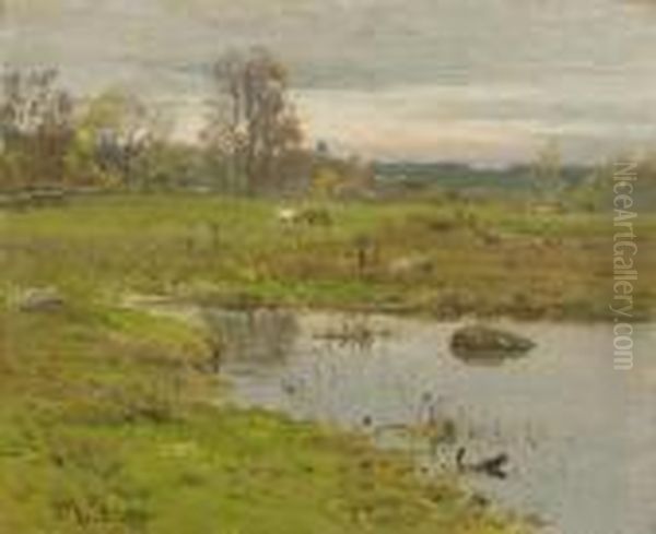 Landscape Oil Painting by John Joseph Enneking