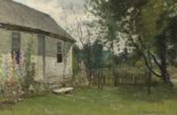 The Summer Cottage Oil Painting by John Joseph Enneking