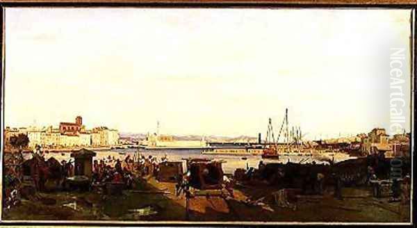 The Port of La Ciotat Oil Painting by Emile Loubon