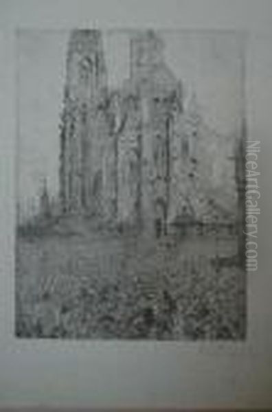 La Cathedrale Oil Painting by James Ensor