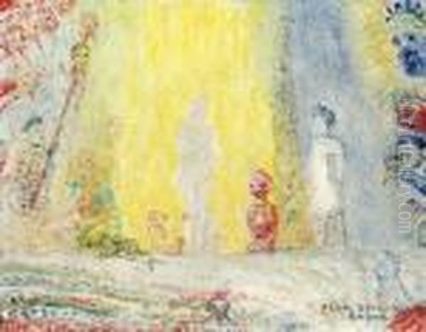 Peril Extra-jaune Oil Painting by James Ensor