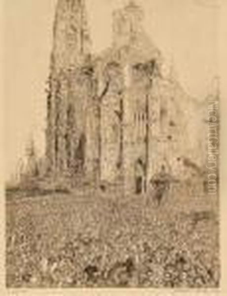 La Cathedrale Oil Painting by James Ensor