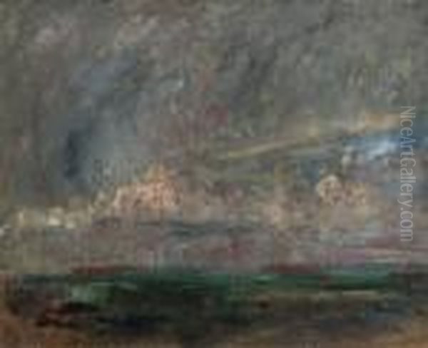 Marine Oil Painting by James Ensor