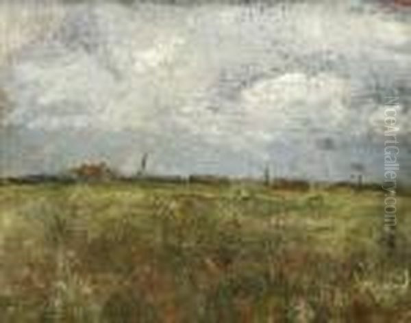 Paysage Oil Painting by James Ensor