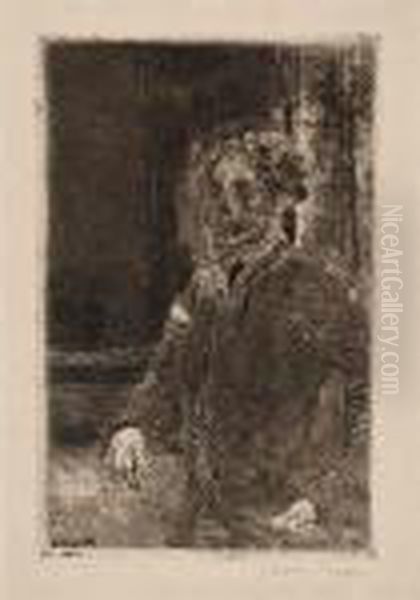 Mon Portrait Squelettise Oil Painting by James Ensor