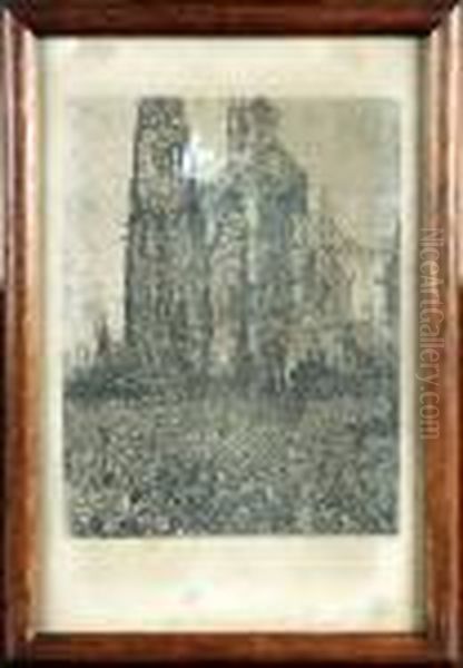 [la Cathedrale] Oil Painting by James Ensor