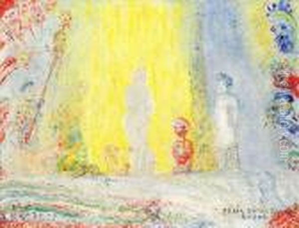 Peril Extra-jaune (1938) Oil Painting by James Ensor